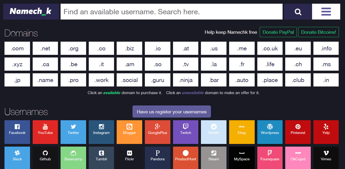 namechk branding tool namechk branding tool