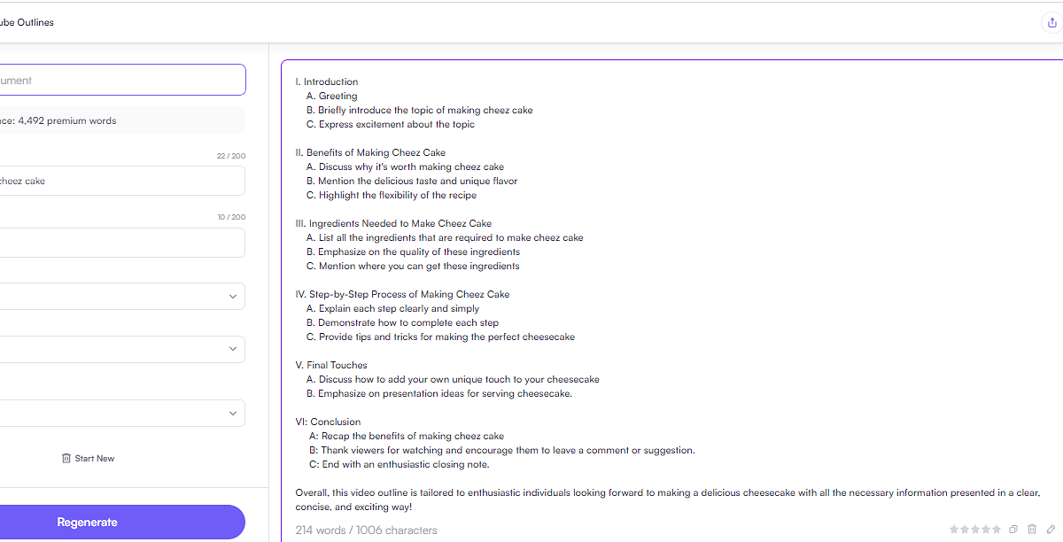 writesonic 15 Writesonic youtube outlines