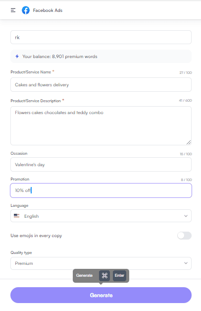 writesonic article writer 8 writesonic fb ads