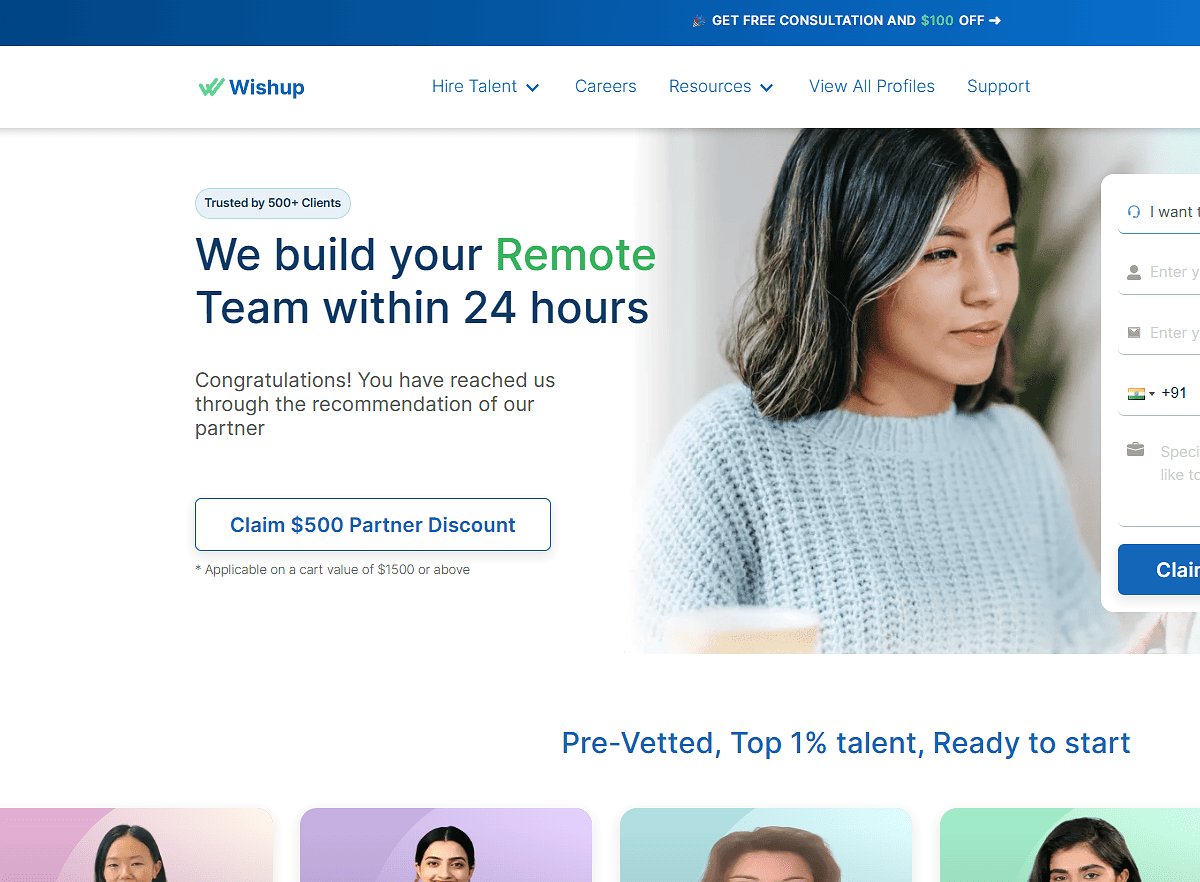 Wishup Wishup Platforms To Outsource Customer Service