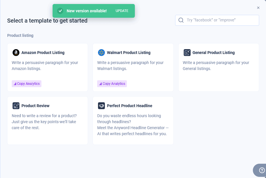 anyword Product Listing anyword Product Listing