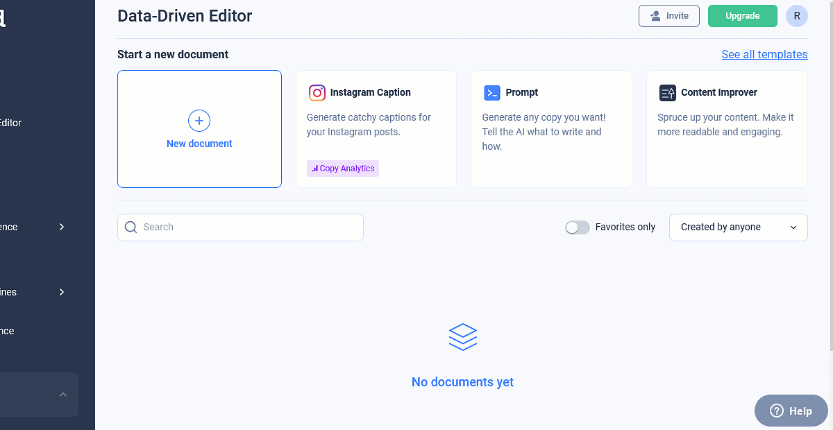 anyword dashboard anyword dashboard