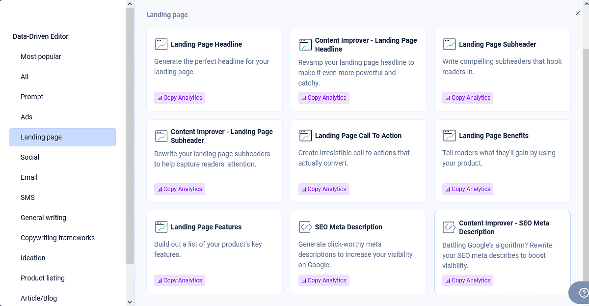 anyword landing page anyword landing page
