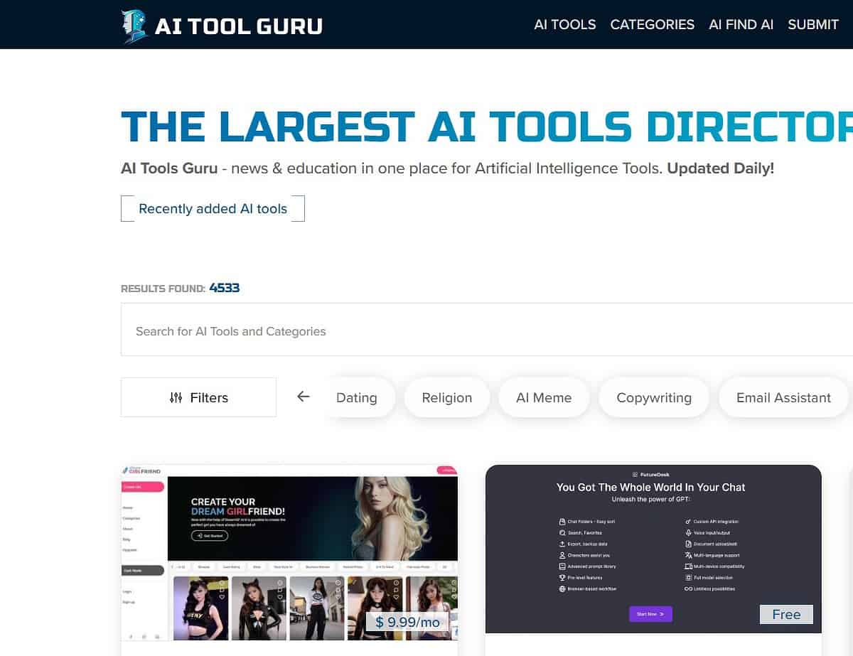AI Tool Guru AI Tool Guru - Platform To Hire Social Media Manager