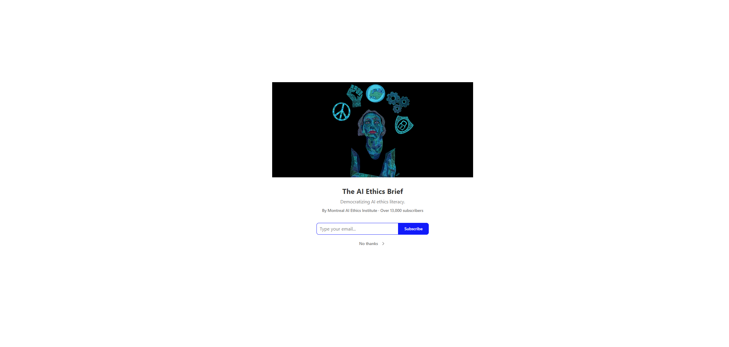 Screenshot 2024-05-07 134114 The AI Ethics Brief- Best AI Newsletters